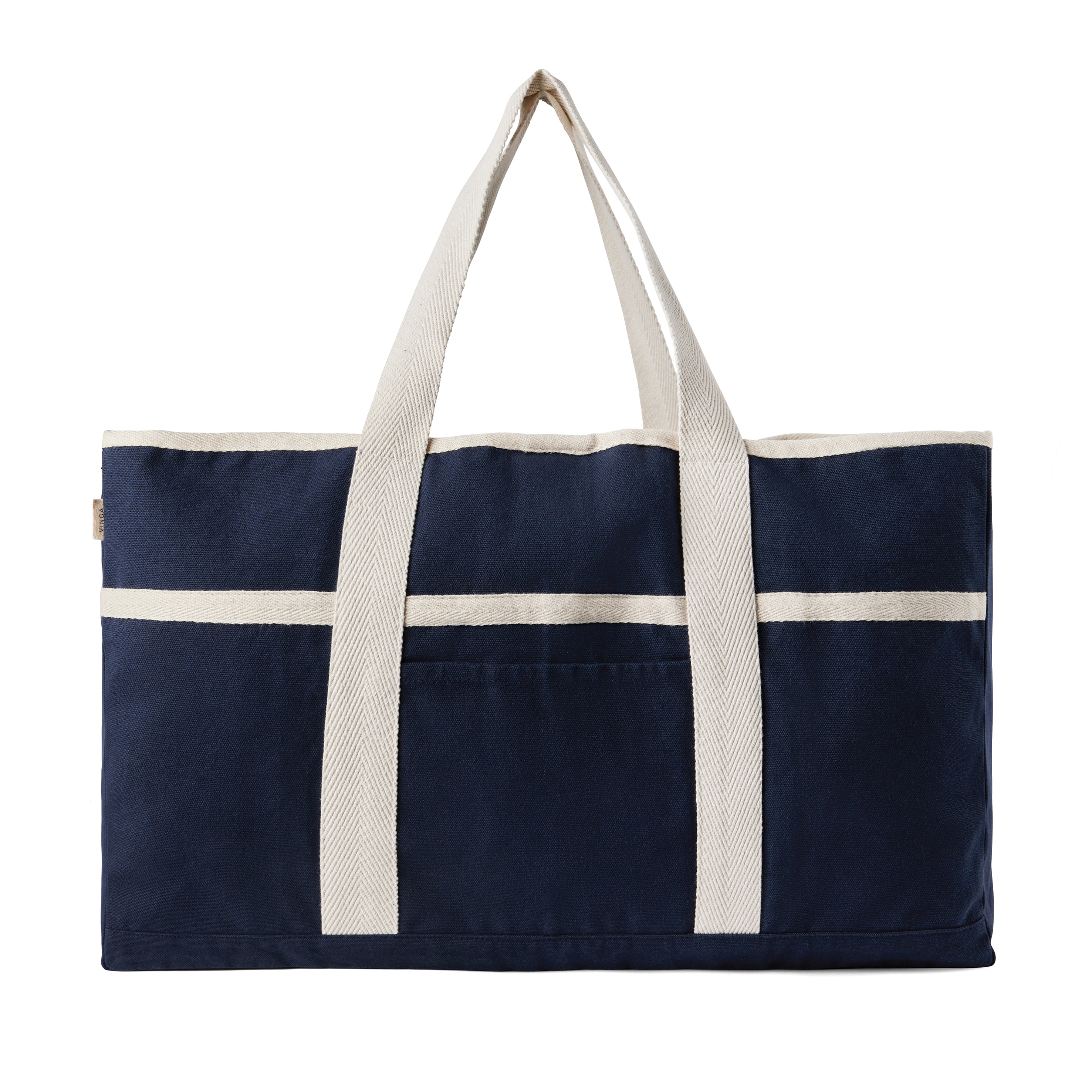 VINGA Volonne Strandtasche aus recyceltem Canvas