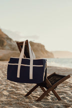 VINGA Volonne Strandtasche aus recyceltem Canvas